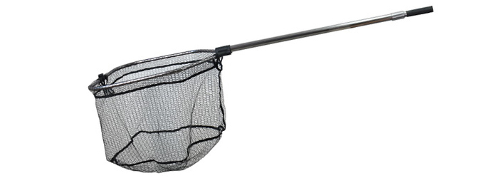 Tele Landing Net Rubber Mash